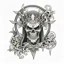 shinigami tattoo design idea