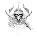 Saint Michael tattoo design idea