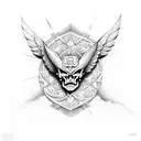 Saint Michael tattoo design idea