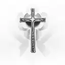 Catholic Cross tattoo design idea