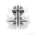 Catholic Cross tattoo design idea