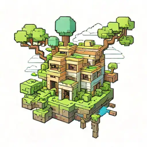minecraft tattoo design idea