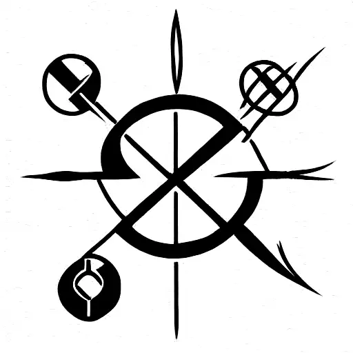 Cross with roman's 18:18 on it tattoo design idea