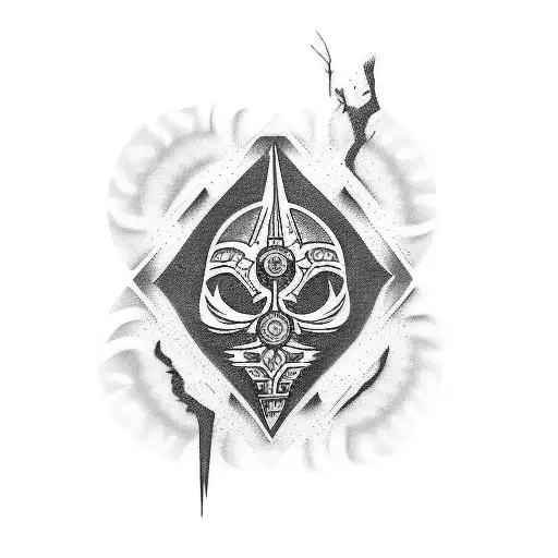 Blessed Beyond the Curse tattoo design idea