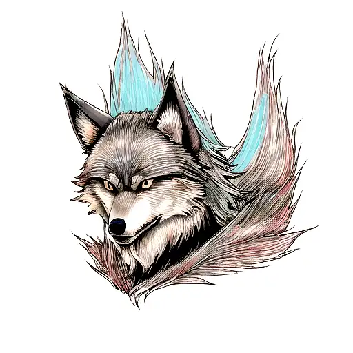 Glass Wolf | Wolf tattoos, Wolf tattoo design, Wolf tattoo sleeve