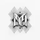 the letter m tattoo design idea