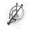 Irish harp tattoo design idea