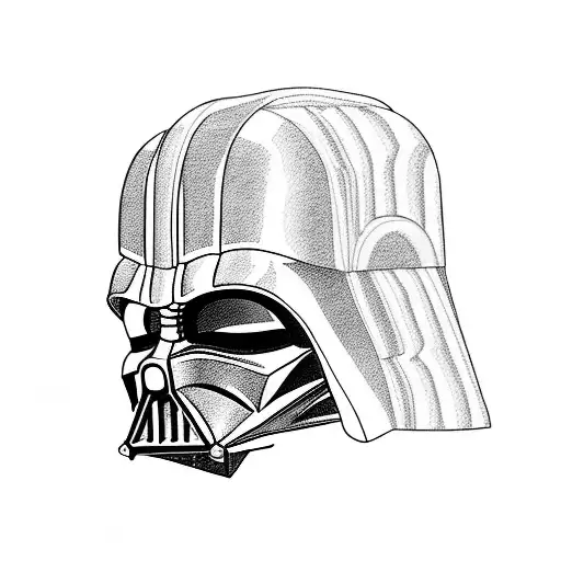 darth vader tattoo design idea