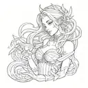 Seraphine from League Of Legends tattoo design idea