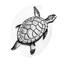  turtle tattoo design idea