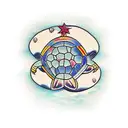  turtle tattoo design idea