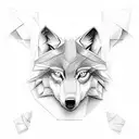 Tête de loup mi réel mi origami, Roulette casino 15-08-19, Arme de poing,  Bouteille de Whisky,  tattoo design idea