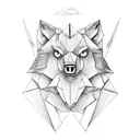 Tête de loup mi réel mi origami, Roulette casino 15-08-19, Arme de poing,  Bouteille de Whisky,  tattoo design idea