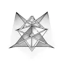 Triangle tattoo design idea