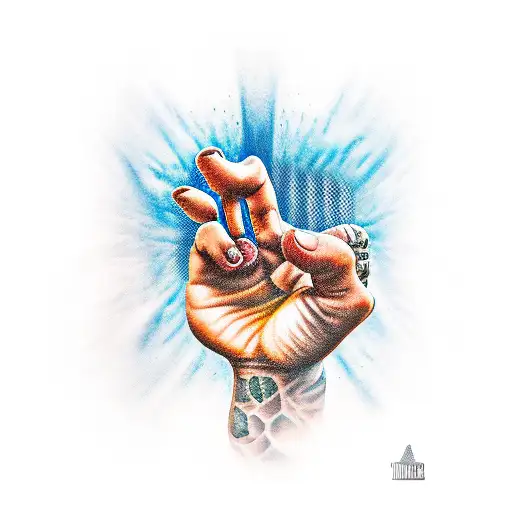 knuckle wrench  tattoo design idea