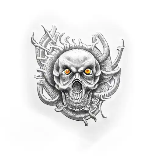 knuckle wrench  tattoo design idea