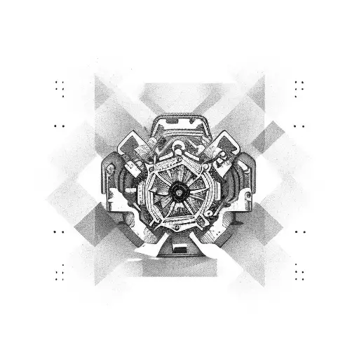 spanner tattoo design idea