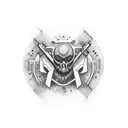 spanner tattoo design idea