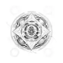 Celestial alignment tattoo design idea