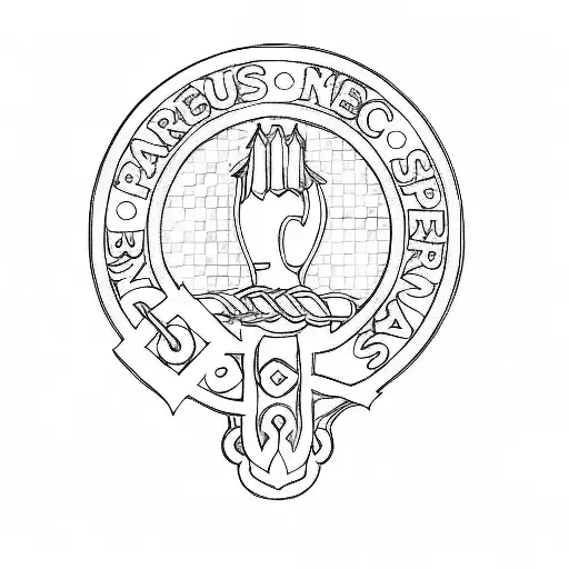 add Celtic dragons and snakes around the crest tattoo design idea