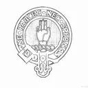 add Celtic dragons and snakes around the crest tattoo design idea