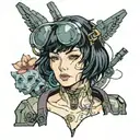 ghost in the shell tattoo design idea