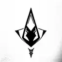Assassin's creed logo tattoo design idea