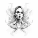 Christian with depression tattoo design idea