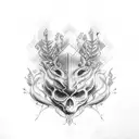 Christian with depression tattoo design idea