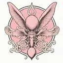 pink vulva with prominent clit design tattoo tattoo design idea