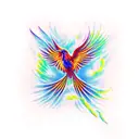 Phoenix tattoo design idea