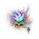 Phoenix tattoo design idea