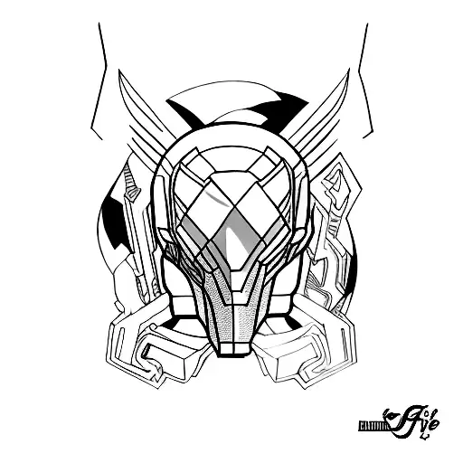 Marvel tattoo design idea