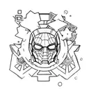 Marvel tattoo design idea