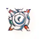 dragon ball z vs Pokémon tattoo design idea