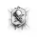 medieval hangman tattoo design idea