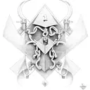 medieval hangman tattoo design idea