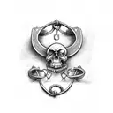 medieval hangman tattoo design idea