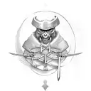 medieval hangman tattoo design idea