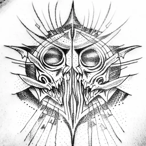 two evil twins  tattoo design idea