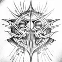 two evil twins  tattoo design idea