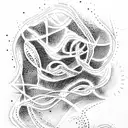 many numbers 3 tattoo design idea