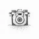 camera  tattoo design idea