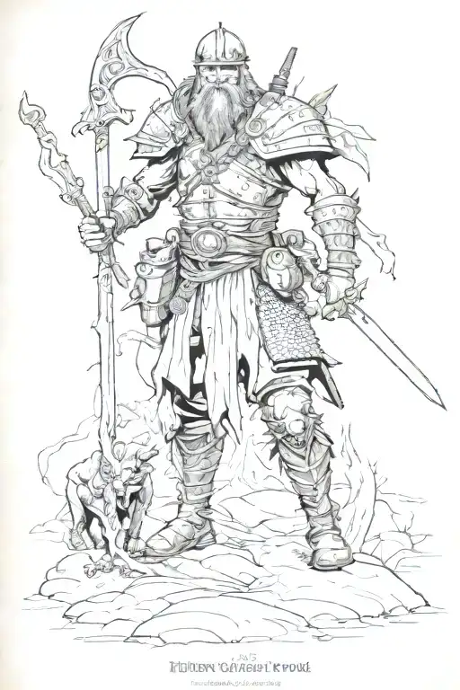 Perun, Veles, Stribog, Svarog, Mokosh, Dajdbog tattoo design idea