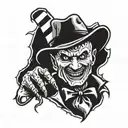 Freddy Krueger toy tattoo design idea