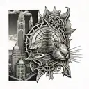 Boston tattoo design idea