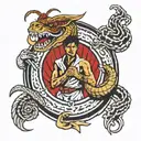 cobra kai miyagi do tattoo design idea