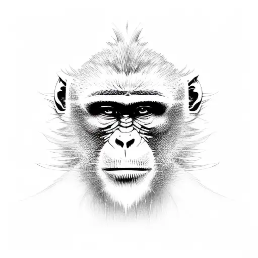 monkey king tattoo design idea