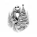 the nightmare before christmas  tattoo design idea
