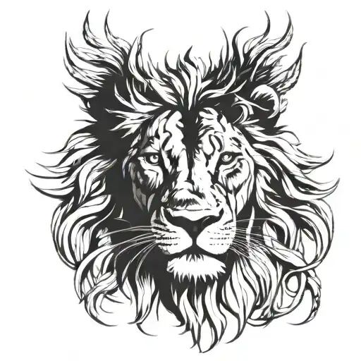 aslan tattoo design idea